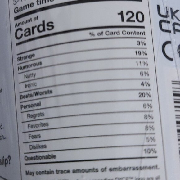 BRAIN FREEZE PARTY GAME: SPEAK-BEFORE-YOU-THINK FAMILY CARD FUN!! - Picture 9 of 11